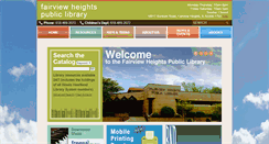 Desktop Screenshot of fairviewheightslibrary.org