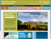 Tablet Screenshot of fairviewheightslibrary.org
